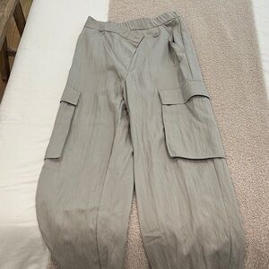 Zara Gray Cargo Pants